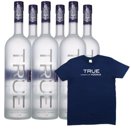 True Vodka 1L (Combo with Free Shipping & Men T-shirt)