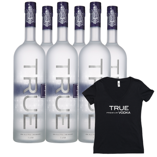 True Vodka 1L (Combo with Free Shipping & Women T-shirt)